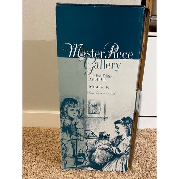 RARE & LTD " MEI-LIN" By Linda Valentino Michel ARTIST Asian Porcelain Doll New - Picture 9 of 9